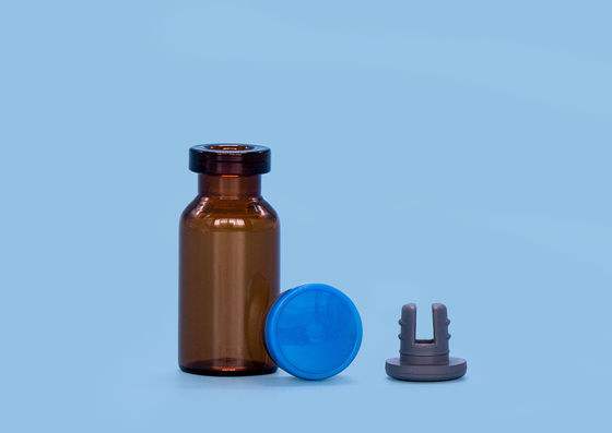 Nút cao su chống va đập Steroid Lọ y tế thủy tinh 3 ml