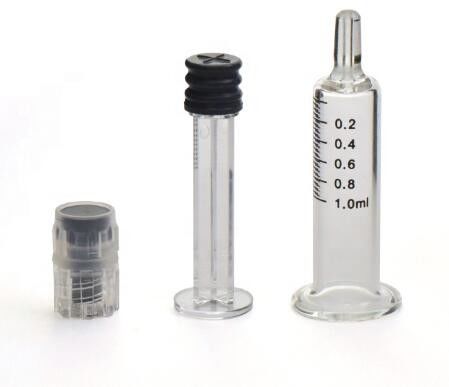 Ống tiêm thủy tinh chống sốc y tế 3ML thẳng cạnh