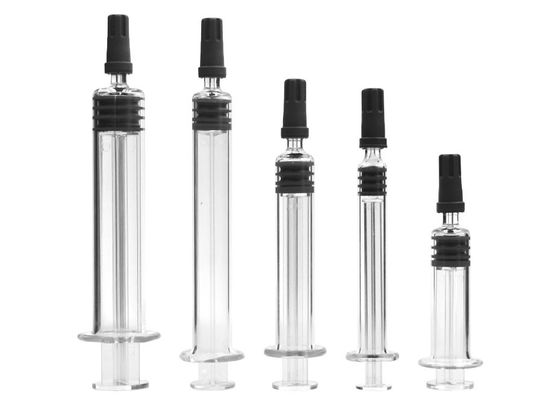 Ống tiêm thủy tinh 200cc Borosilicate bằng nhựa không dùng một lần
