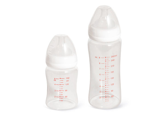 Bình chống sốc nhiệt 260ML ISO9001 Bpa Bình sữa trẻ em miễn phí