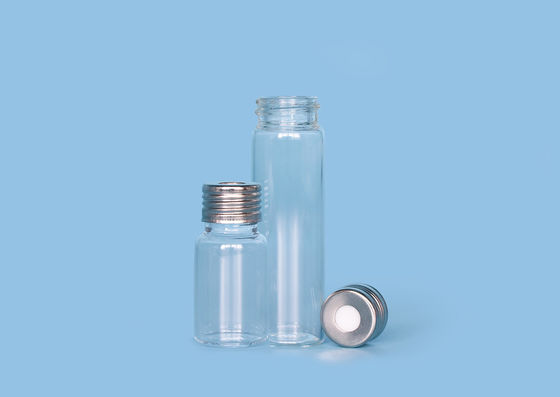 RoHS Dễ dàng chọc thủng 22,5x50mm Lọ đựng mẫu kính không gian Headspace
