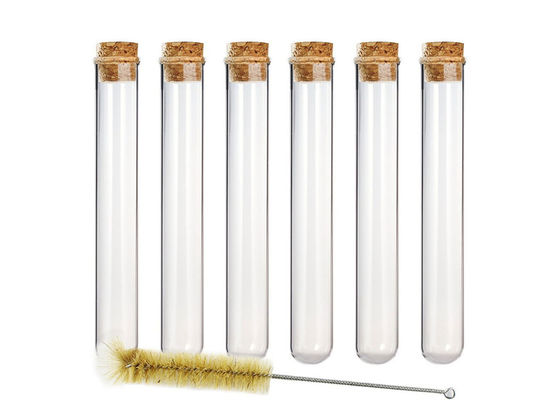 Nắp nhựa Tranparant Low Borosilicate ống thủy tinh 12mm